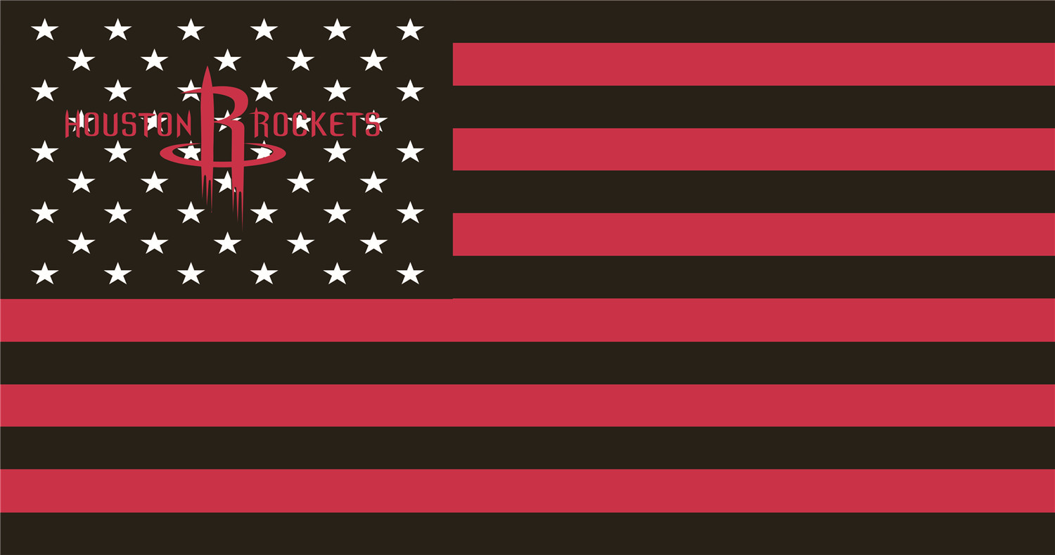 Houston Rockets Flags DIY iron on transfer (heat transfer)